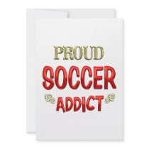 Soccer Addict Invitations