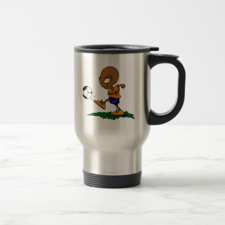 Soccer Alien Coffee Mugs
