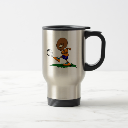 Soccer Alien Coffee Mugs Soccer Alien Coffee Mugs