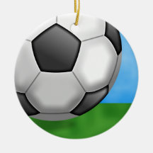 Soccer Background Ornament