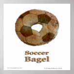 Soccer Bagel Print