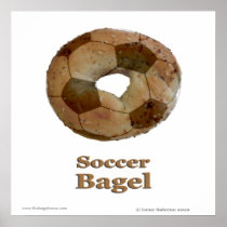 Soccer Bagel Print