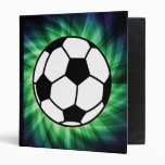 Soccer Ball 3 Ring Binders