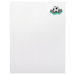soccer ball and cleats vector design letterhead template