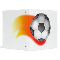 Soccer Ball 3 Ring Binders