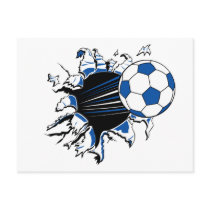 Soccer Ball Burst Postcards