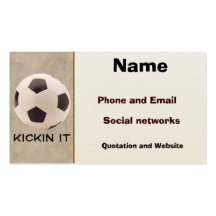 Soccer Ball Business Card