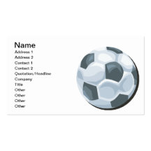 Soccer Ball Business Card Templates