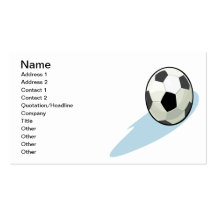 Soccer Ball Business Cards