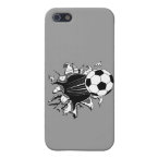 Soccer Ball Busting Out iPhone 5 Covers