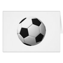 Soccer Ball: Greeting Card