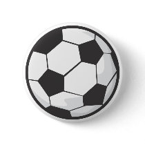 Soccer Ball Cartoon Pin