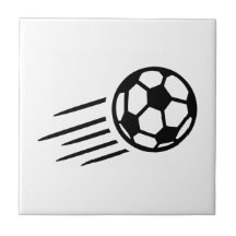 Soccer ball ceramic tiles