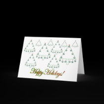 Soccer Ball Christmas Tree Farm Card cards