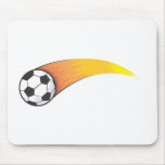 Soccer Ball Comet Mouse Pad