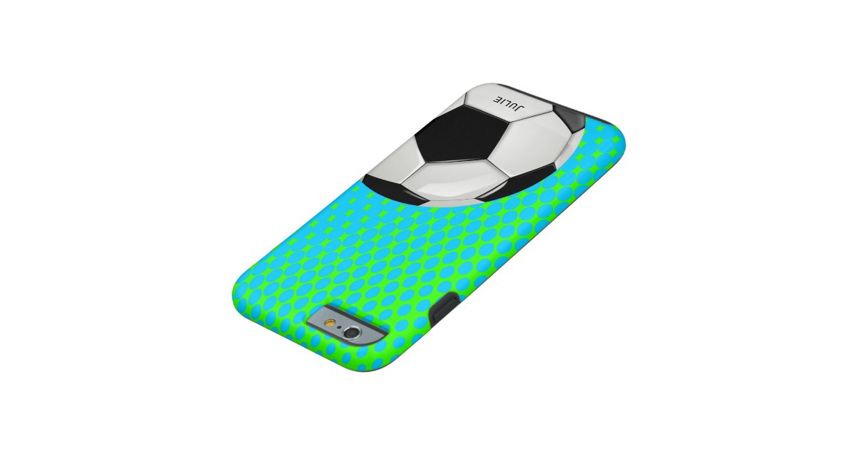 Soccer Ball Custom iPhone 6 case Zazzle