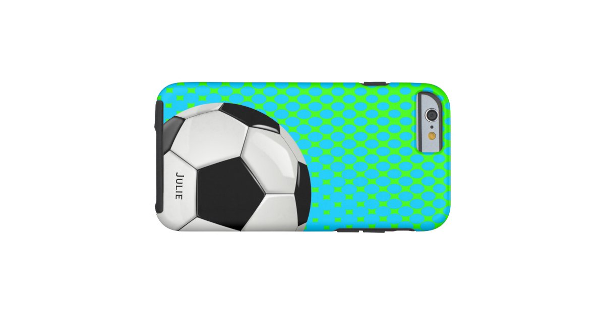 Soccer Ball Custom iPhone 6 case Zazzle