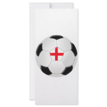 Soccer Ball – England Custom Rack Cards