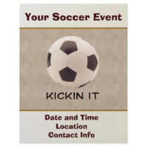 Soccer Ball Full Color Flyer