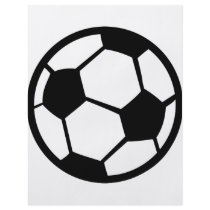 soccer ball icon custom flyer