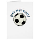 Soccer Ball in Black Card