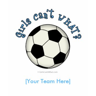 Soccer Ball in Black Shirt