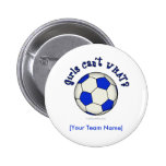 Soccer Ball in Blue Pins