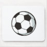 Soccer Ball in Cartoon Style Mouse Pads