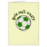 Soccer Ball in Green Cards