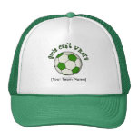 Soccer Ball in Green Hats