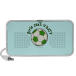 Soccer Ball in Green Mp3 Speakers