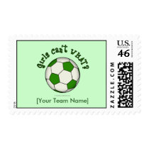 Soccer Ball in Green stamps