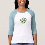 Soccer Ball in Green Tee Shirt