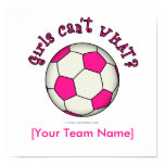 Soccer Ball in Pink Poster