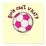 Soccer Ball in Pink Poster