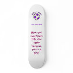 Soccer Ball in Purple Skateboards