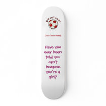 Soccer Ball in Red skateboards