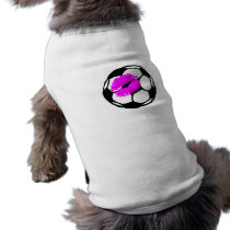 Soccer Ball Kiss pet clothing