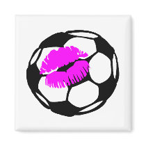 Soccer Ball Kiss magnets by CelebrationZazzle Soccer Ball Kiss magnets