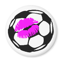 Soccer Ball Kiss magnets by CelebrationZazzle Soccer Ball Kiss magnets