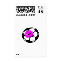 Soccer Ball (Kiss) postage by CelebrationZazzle Soccer Ball (Kiss) postage