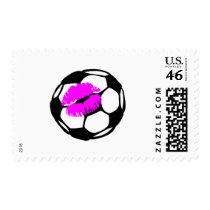 Soccer Ball (Kiss) postage by CelebrationZazzle Soccer Ball (Kiss) postage
