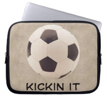 Soccer Ball Laptop Computer Sleeves