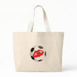 Soccer Ball (Lips) Canvas Bag