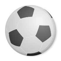 Soccer Ball Magnet by LittleMilkyShop Soccer Ball Magnet