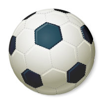 SOCCER BALL MAGNET