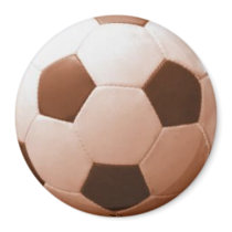 Soccer Ball Magnet by norman888 Soccer Ball Magnet