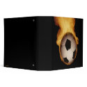 Soccer Ball On Fire Avery Binder binder