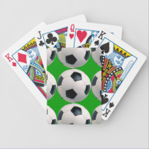 Soccer Ball Pattern playing cards