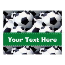 Soccer Ball Pattern Print